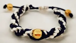 How to make a spiral bracelet with two colors? /diy
