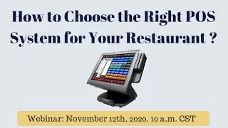 How to Choose the Right POS System for Your Restaurant ?