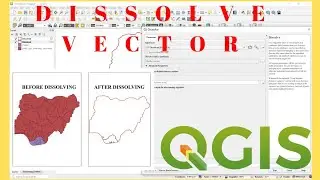 Vector Dissolve QGIS | QGIS Vector Dissolve Tutorial | How to Dissolve Vector Data using QGIS