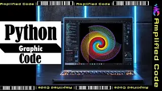 41. Twisting Wire Net | Turtle Graphic Design Project Code | Python Programming
