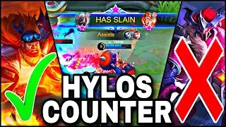 Use BAXIA to counter HYLOS - How to TANK in solo RANK - MLBB