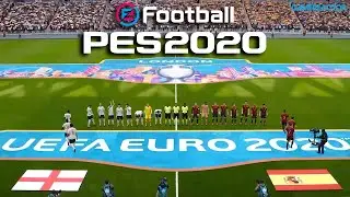 EURO 2020 PES 2020 first gameplay video [PREVIEW] (what is new?)