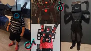 Skibidi Toilet Tiktok Compilation 💖 Cosplay Cameraman TVwoman Tiktoks