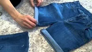 Как из старых джинс сделать шорты
