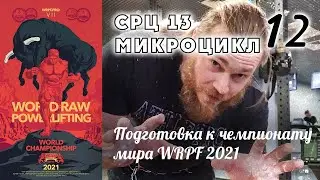 Подготовка на WRPF 2021 || СРЦ 13 микроцикл 12