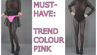 COLOUR TREND Crazy Neon PINK / Pantyhose Calzedonia