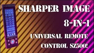 Sharper Image 8 in 1 Universal Remote Control SZ500!