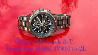 Citizen Skyhawk Blue Angels Titanium Promaster  Review - Model JY8101-52L