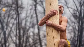 Лезу голый на столб?🙂 Масленица #2