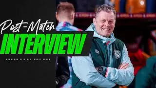 Post-Match Interview | Cotterill praises players after huge win | Bradford City 0-2 Forest Green
