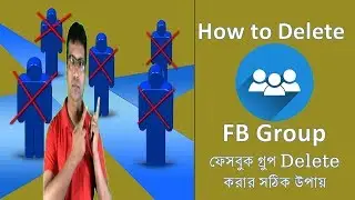Facebook Group - How to Delete Facebook Group | How to Delete fb Group ✔️ 