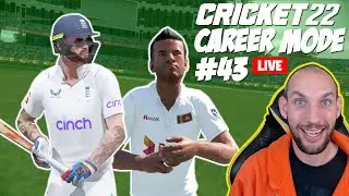 England Test Tour of Sri Lanka | Cricket 22 Career Mode Live Stream