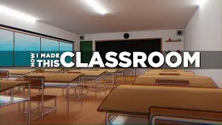 Classroom Speed-art in #blender #speedart #3d