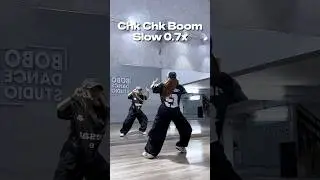 Chk Chk Boom 💥 / Slow x Mirrored #bobodancestudio #chkchkboom #chkchkboomchallenge