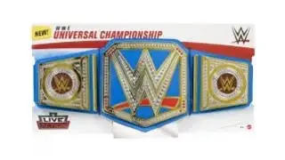 WWE Mattel Universal Champion Blue Belt Unboxing