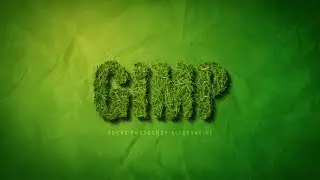Grass Text Effect Tutorial in Gimp