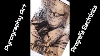 Alastor Moody #Pirografía Digital #tizonarte #digitalpyrography #woodburningart #artecnc #gcodeart