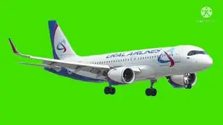 футаж А320HEO авиакомпании уральские авиалинии
