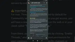 Threads feature is coming to Discord!!! 