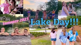 lake day vlog with friends - summer 2021