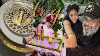 Vlog 2 Organizing Around the house || Bar Cart Styling
