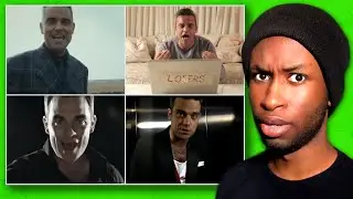 Watching ROBBIE WILLIAMS Music Videos! (EP 7)