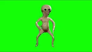 smiling friends alien TV creature green screen