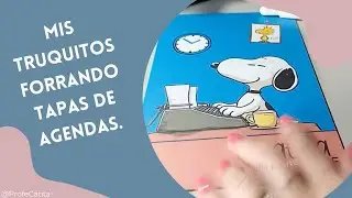 Así armo las tapas de mis agendas.🥰