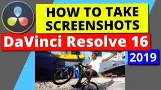 Take Screenshot or Grab Still in DaVinci Resolve 16 (2019)