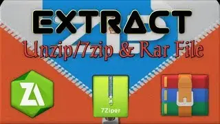 How to Extract/unzip  Zipped file ,Rar file & 7ziper file in Android Mobile. 🔥🔥100% work