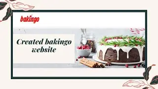 Created website same as the original website (Cake Website)