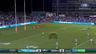Holmes kicks the winning field goal against the sharks!!!