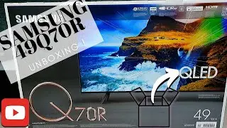 Samsung 49Q70R 2019 QLED TV Unboxing, Review & OLED Comparison 