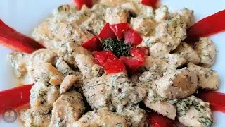 Recipe for Chicken in Sauce | Chicken in Sour Cream recipe
