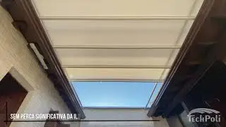 Cobertura Retrátil TechReverse, exclusividade TechPoli. Use seu ambiente o ano todo.