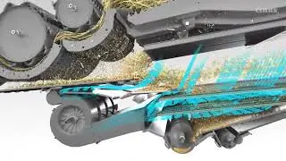 Анімація роботи JET STREAM | CLAAS LEXION 6000