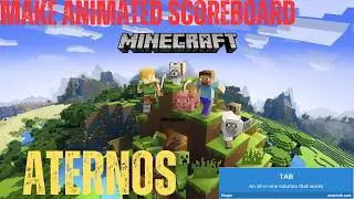 How To Make Animated Scoreboard In Aternos