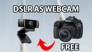 How to Make DSLr Camera as Webcam | Canon Webcam Utility