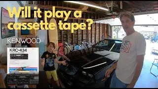 Kenwood KRC 434 Cassette Deck Install in a 1985 IROC Z28