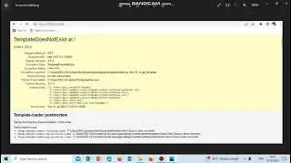 Fixed!!...Django -Template Does not exist error