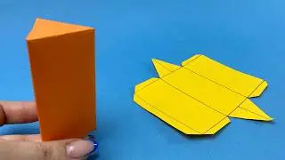 How to Make a Triangular Prism | Easy 3D Shape Tutorial 📐✨