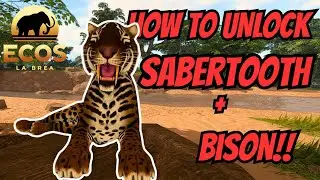 HOW TO UNLOCK SABERTOOTH + BISON! Eco La Brea Guide!!
