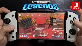 Minecraft Legends | Switch OLED Gameplay