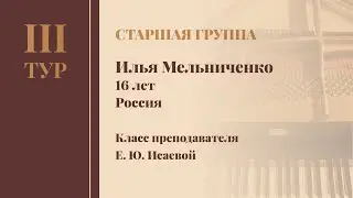 Мельниченко Илья, III тур, старшая группа