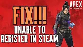 How to Fix Register in Apex Legends in Steam 2024 | Apex Legends Tutorial