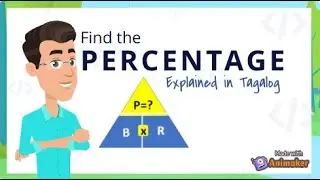 Find the Percentage Using the Techan's Triangle Explained in Tagalog