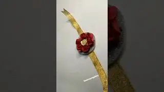 Easy Rakhi Making #Diy #Rakhi #Rakhimaking #rakhidesign #ytshorts #viral