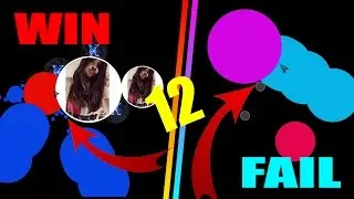 Agar.io Win/Fail #12 Best PopSplit & PRESPLIT