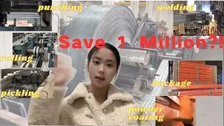How to save 1 million for your pallet racking system? | pallet racking factory vlog | OKE Storage