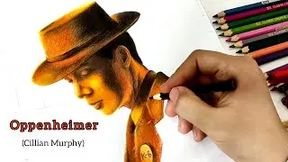 Drawing Cillian Murphy: Oppenheimer |Vision Slit